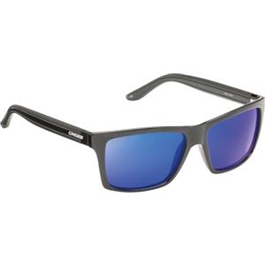 Cressi Rio, Occhiali Sportivi da Sole Polarizzate/Anti UV 100% Unisex Adulto, Nero/Lenti Blu, Taglia Unica