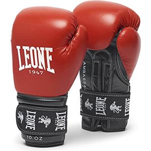 LEONE 1947 Ambassador, Guantoni da Boxe Unisex Adulto, Rosso, 16oz