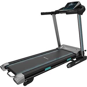 Cecotec Tapis roulant pieghevole DrumFit WayHome 1600 Obelia Ultraflex 1500 W, Inclinazione Motorizzata, Superficie 130x42 cm, Sistema di Ammortizzazione UltraFlex System, Schermo LCD, Nero