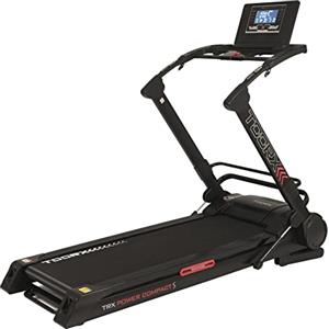 Toorx Power Compact S Tapis roulant, Velocità1,0-20,0 Km/h con incremento di 0,1 km/h, Salvaspazio, APP READY