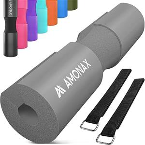 Amonax Barbell Squat Pad Cuscino Bilanciere quat - Collo e Spalle Supporto Pad - Grande per Squat, Affondi, Spinte Dell'anca Allenamento/Esercizi/Allenamento Con i Pesi Fitness (Turchese)