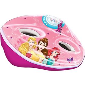 Disney Casco Easy Disney Principesse da bicicletta per bambina con fori di aerazione, regolazione a ghiera e cinturini di fissaggio. Misura 52-56 cm (4-8 anni)