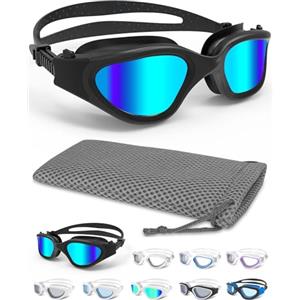 Winline Occhialini da Nuoto Anti-Appannamento Anti-leak Protezione UV Visione Chiara,Occhialini nuoto polarizzate/non polarizzate per Uomo Donna Adulti e Adolescenti