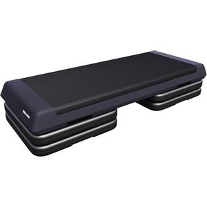 GORILLA SPORTS® Step Fitness - 107x42cm, 3 Altezza Regolabile (10cm, 15cm, 20cm), Carico Max. 200kg, Antiscivolo - Piattaforma Aerobica, Pedana, per Casa, Palestra, Aerobico, Allenamento, Ginnastica