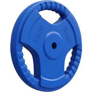 GORILLA SPORTS® Dischi Pesi - Singolo 1,25kg - 25kg o Set 30kg, Ø30mm, in Ghisa, Rivestimento in Gomma - Disco Peso, Piastre per Bilanciere, Manubri, Allenamento, Sollevamento, Palestra, Casa, Fitness