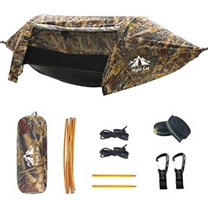 Night Cat Amaca Tenda Con Zanzariera Impermeabile Antipioggia Per 1 Persona Escursionismo Campeggio in Giardino Cortile Selvaggio