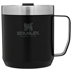 Stanley Classic Legendary Camp Mug 0.35L - Mantiene 1.5 Ore Caldo - 3 Ore Freddo - Lavabile In Lavastoviglie - Senza BPA - Termos Da Caffè - Bicchiere Termico Da Campeggio - Hammertone Green