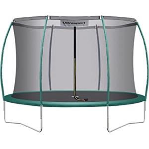 Ultrasport Uni-Jump Trampolino Elastico per Bambini e Adulti 244 cm I Tappeto Elastico Bambini da Esterno I Saltarello per Bambini da Esterno, Salta Salta Bambini da Esterno, Trampolino da Giardino