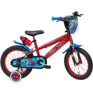 Tecnobike Shop Bici per Bambino Bicicletta Denver Albri Spiderman Marvel - Taglia 14 pollici
