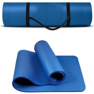 G5 HT SPORT Tappetino Per Yoga con maniglia di trasporto | 172x61Cm | Spessore 1.2 Cm | Tappeto Ginnastica Materassino fitness (BLU)