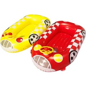 Sicignano Casalinghi Ingrosso Casalinghi Sicignano | Canotto Gonfiabile Auto con Volante 100 cm - Gommone Bambini Colori Assortiti per Mare e Piscina, +3 Anni