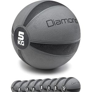 G5 HT SPORT Palle Mediche in Gomma Odorless [Disponibili da 1 Kg a 10 Kg] Palle da Fitness e Fisioterapia Ideali per Potenziamento Muscolare, Resistenza e Velocità (5 Kg)