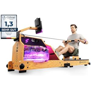 Sportstech - WRX1000 Water, Pieghevole per Casa, Premium ad Acqua con Tecnologia Pulse Serbatoio dell'Acqua a 7 Zone LED e Display LCD, Abbronzatura