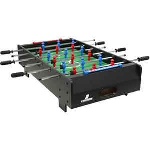 Cougar Mini Calcio Balilla, 3 ft | Tavolo da calcio balilla, nero | Tavolo da calcio balilla con 2 palline e segnapunti inclusi | Calcio balilla per bambini e adulti | Dimensioni 94 x 50,5 x 24 cm