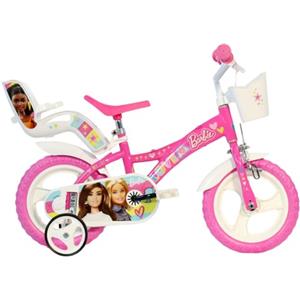 Tecnobike Shop Bici per Bambina Bicicletta Dino Bikes Barbie Taglia - 12" (Cerchio 12 Pollici)