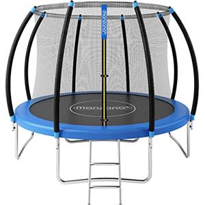 Monzana Trampolino Elastico Ø 305cm Certificato TÜV Rheinland GS Set Completo Rete Interna Bambini