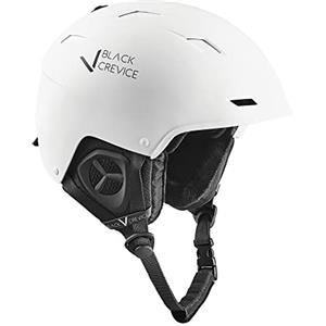 BLACK CREVICE Casco da sci GERLOS I Casco traspirante uomo e donna con fori per areazione I Casco unisex I Casco adattabile I Alta vestibilità