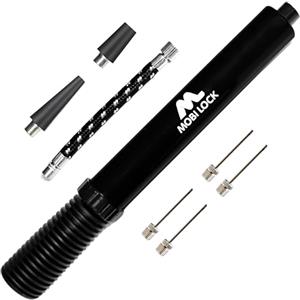 Mobi Lock Pompe ad aria per gonfiare palloni in modo facile e veloce - Aghi per pompe e set di pompe a doppia azione - di Mobi Lock (Pompa a doppia azione)