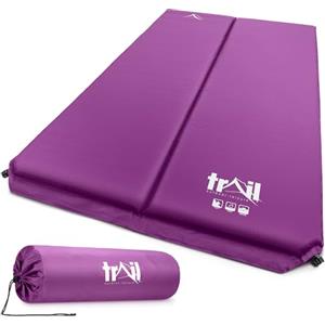 trail outdoor leisure Trail Materassino Autogonfiante Matrimoniale - Materassino Campeggio da 5 cm di Spessore