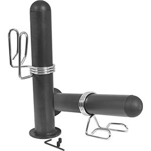 Gorilla Sports® Adattatore Bilanciere - Olimpico, 50 mm, per Asta da 30 mm, con 2 Chiusure a Molla, Chiavi e Viti, Nero - Manicotto Adattatore per Barra, Palestra, Sollevamento, Fitness, Allenamento