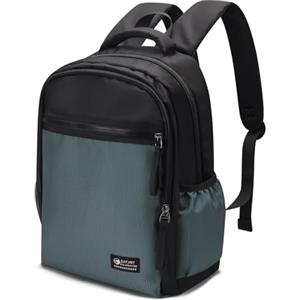 BAGZY Zaino da Viaggio Aereo British Airways Zaino Antifurto Grigio 40x30x15 cm Impermeabile Zaino Piccolo Porta PC 15.6" Borsa Da Cabina Zaini per College Scuola Donna Uomo