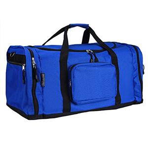 Monzana Borsone da Palestra con Scomparti Borsa da Viaggio Sport 95 Litri Tracolla Rimovibile Regolabile Blu