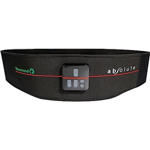 TESMED Absolute: Cintura Addominale EMS, Elettrostimolatore per Addominali Centrali e Laterali - Ricaricabile, 99 Intensità - Allenamento e Tonificazione Muscolare - Made in Italy