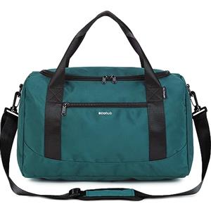 ECOHUB 20L Bagaglio a Mano, Borsa 40x20x25 Ryanair, Pieghevole Borsone Viaggio con Spallacci, PET Riciclato Borse per Aereo Weekend Palestra Piccola Uomo Donna(Blu verde)