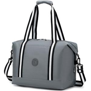 BAGROUPS 45x36x20 Bagaglio a Mano EasyJet Grande Borsa da Palestra Impermeabile Borsone Viaggio Pieghevole Travel Bag Antifurto Valigia Bagaglio a Mano per Weekend Sportivo Ospedale Donna Uomo