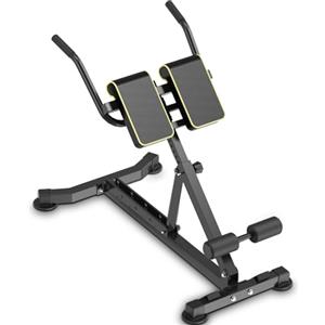 DH FitLife Panca Romana Multifunzione 5 in 1 per Allenamento a Casa | Allenatore per Addominali e Schiena | Panca Hyperextension | Roman Chair Regolabile e Pieghevole | Portata fino a 150 kg