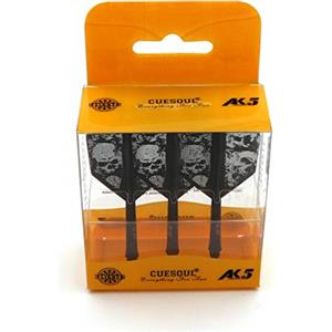 CUESOUL ROST Dartpfeile Integrato Personalizzato Schäfte Shaft And Darts Flight Medium, Set di 3 Pezzi Schädel Pattern (CSAK-5KL12)