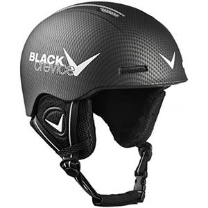 BLACK CREVICE Casco da sci per bambini Stubai I Casco da sci dal design sportivo in diversi colori I Casco da sci antiurto unisex I Casco da sci (48-52, Carbone Nero/Bianco)