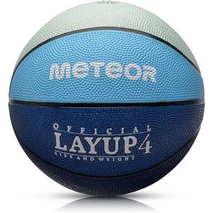 meteor Pallone Basket Palla da Basketball - Dimensione Bambini Giovani Ideale per Allenamento e Divertimento - Gonfiabili Pallacanestro Mini con Superficie Antiscivolo Layup