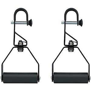 Yes4All Impugnature rotanti per trazioni con impugnature antiscivolo e cuscinetti in schiuma - Impugnature per fitness dinamico collegabili a barre per trazioni, bilancieri e trazioni alla sbarra