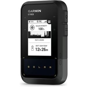 Garmin eTrex Solar, GPS portatile, Ricarica solare, Autonomia potenzialmente infinita, GPS multibandaa, Display da 2,2", Garmin Explore, Bussola elettronica, Geocaching Live, Black