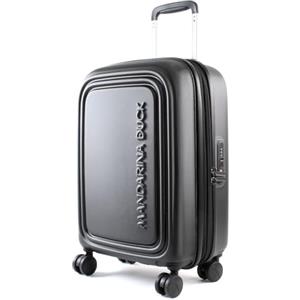 Mandarina Duck Logoduck + Trolley Cabin Exp, Bagaglio Valigia Unisex - Adulto, Nero (Black), 35x55x23/26(LxHxW)