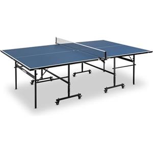 JOOLA Inside 13 Tavolo da Ping Pong per Interni, Base Pieghevole, Montaggio Rapido, Rete Inclusa, Unisex-Adult, Blu, 274 x 152.5 x 76 cm