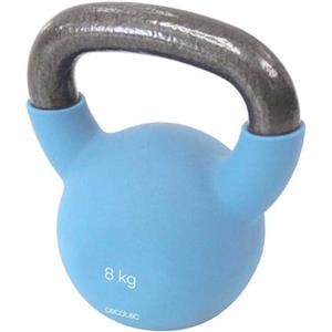 Cecotec Peso russo da 8 kg Neo KettleBell 8000, Rivestimento in neoprene, ghisa, impugnatura ergonomica, design estetico e facile da pulire, dimensioni 17,9 x 12,8 x 20 cm
