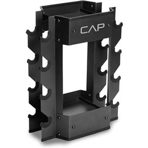 CAP Barbell RK-CB16H, Supporto per manubri e Kettlebell Unisex-Adulto, Nero