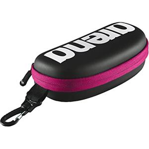 arena Astuccio per Occhialini da Nuoto, Custodia Occhialini, Astuccio Rigido, Goggle Case, Colore Nero