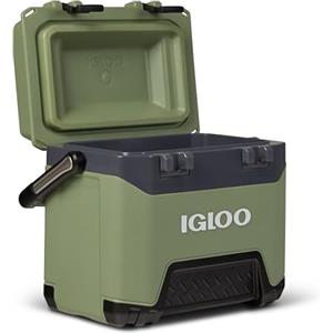 IGLOO Frigorifero BMX 25 Verde, Scatola Termica Robusta 23 L, Scatola Isotermica per Campeggio, Tempo Libero e Lavoro