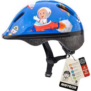 meteor Casco Bici Ideale per Bambini - Caschi Perfetto per Downhill Enduro Ciclismo MTB Scooter - Helmet per Tutte Le Forme di Attività in Bicicletta Helmo