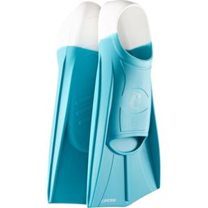Cressi Vera Fins Aquamarine/White L-Pinne Corte Unisex in Silicone 100% Design Scarpetta Chiusa, per Nuoto, Training Acque Libere, Piscina, Snorkeling, Immersioni, Acquamarina/Bianco, L (EU 42/44)