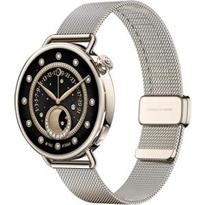 Xiaomi Watch S4 41mm: smartwatch compatto ultra-leggero da 32g, previsione ciclo, controllo della salute con un tap,150+modalità sportive, funzioni sicurezza, HyperOS 3, cinturino milanese Sunset Gold