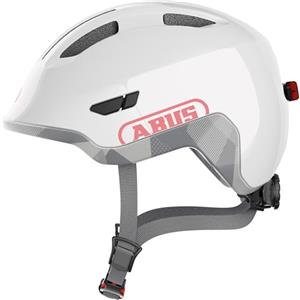 ABUS casco per bambini Smiley 3.0 ACE LED - casco da bici con luce - vestibilità profonda e spazio per il codino - per bambine e bambini