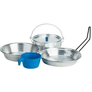 Ferrino Mono Popote, Set da Cucina per Campeggio Unisex, Grigio, 1 Persona