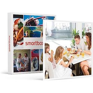 Smartbox - Cofanetto Regalo per Uomo o Donna - Una Notte con Cena in Famiglia - Idee Regalo Originale - 1 Notte con Prima Colazione e Cena per 2 Adulti e 2 Bambini