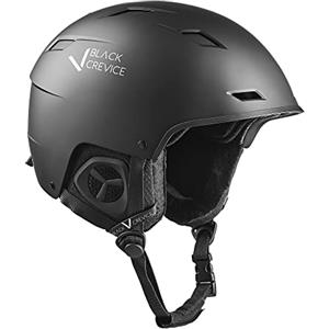 Black Crevice Casco da Sci Gerlos I Casco Traspirante Uomo e Donna con Fori per areazione I Casco Unisex I Casco Adattabile I Alta vestibilità
