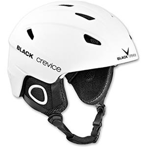 BLACK CREVICE Kitzbühel Casco da sci (Medium, Bianco)