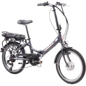 F.lli Schiano E-Star, Bici Elettrica Pieghevole 20 Inches per Adulti, 36V 10.4Ah Batteria Rimovibile, Motore 250W 40Nm, City Ebike, Antracite